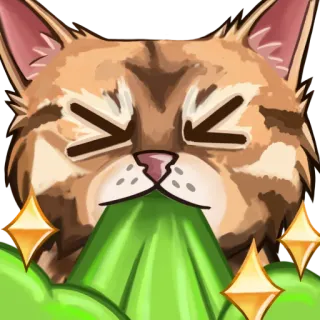 🤮 64206055 고양이, 구토, 토하다, 아픔, 동물, 이모티콘, 스티커 telegram sticker