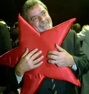 😍 0bd1c21b Lula da Silva personnalité politique, politicien, Brésil, président, star, Lula telegram sticker