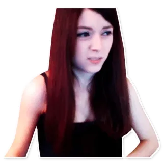 😕 c7ac83d9 kobieta, portret, twarz, osoba, wyraz telegram sticker