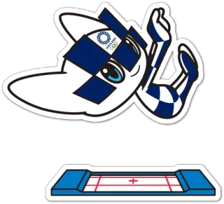 🕴 7edb432a Miraitowa Tokyo 2020 Olympics Olympische Spiele, Maskottchen, Tokio, Sport, Miraitowa, Figur telegram sticker