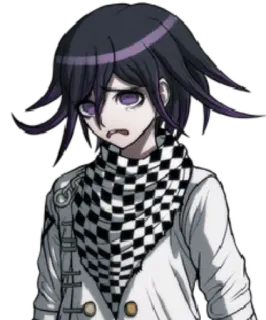 😟 b7735009 Kokichi Oma Danganronpa V3: Killing Harmony Anime, Danganronpa, Kokichi Oma, Karakter, Video game, Hitam putih telegram sticker