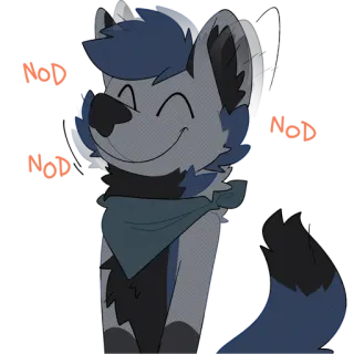 😊 84cea3b6 Furry, Binatang, Kartun, Lucu, Antropomorfik whatsapp sticker