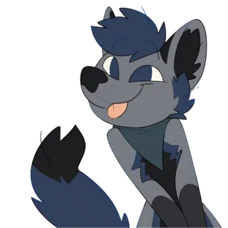 😋 d42b3694 Serigala, Kartun, Furry, Binatang, Lucu, Antropomorfik whatsapp sticker