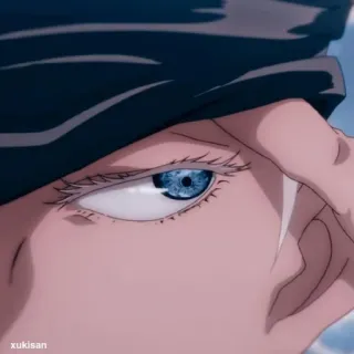 Gojou by @stikeranimeniebg whatsapp stickers