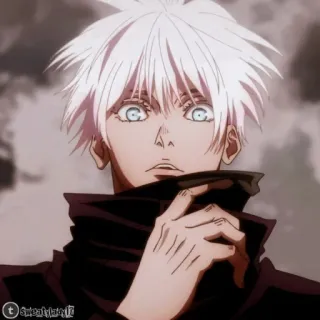 Gojou by @stikeranimeniebg whatsapp stickers