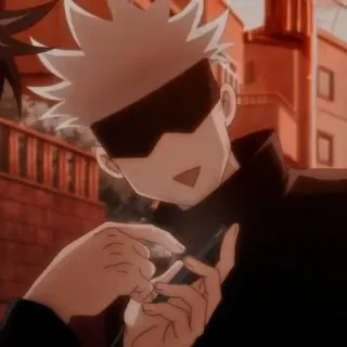 🍡 52a82b27 Gojo Satoru Jujutsu Kaisen 고죠 사토루, 주술회전, 애니, 캐릭터, 스티커 telegram sticker