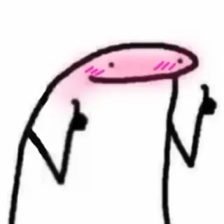 ✨ 479a6d6f monigote, pulgar arriba, positivo, ilustración, dibujo animado telegram sticker