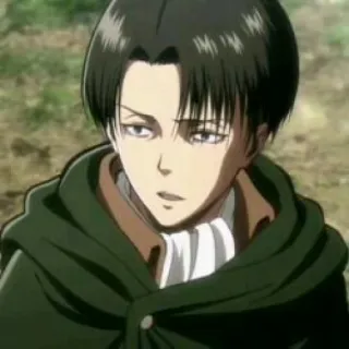 ⚔ f650d292 Levi Ackerman Attack on Titan アニメ, 兵士, 漫画, キャラクター, リヴァイ telegram sticker