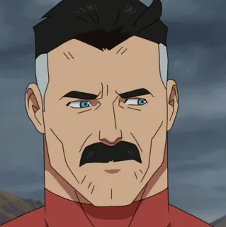 🌐 5bbdad71 Omni-Man Invincible viltrumite, superhero, comics, father, invincible telegram sticker