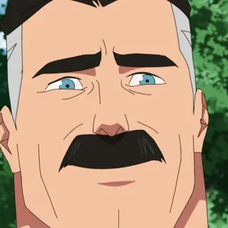 🌐 7f77bc45 Omni-Man Invincible omni-man, invincible, viltrumite, superhero, animated telegram sticker
