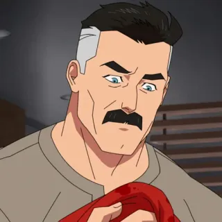 🌐 abaa4687 Omni-Man Invincible omni-man, invincible, viltrumite, blood, superhero telegram sticker