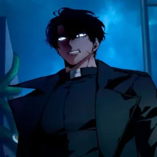 ๐ก 61e33b60 priest, angry, manhwa, anime, dark whatsapp sticker