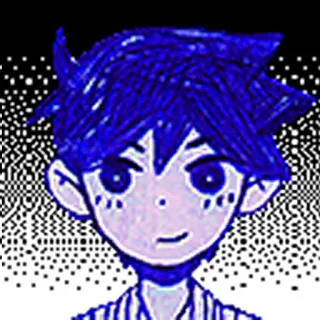 🙂 513484cf Omori ゲーム, アニメ, キャラクター, ポートレート telegram sticker