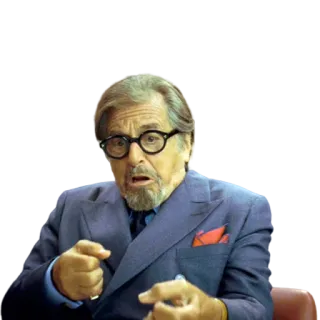 💥 8b07b423 Al Pacino Scent of a Woman al pacino, esencia de mujer, película, actor, hombre, traje telegram sticker