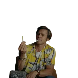🚬 d865c712 hombre, fumando, cigarrillo, retrato, persona telegram sticker