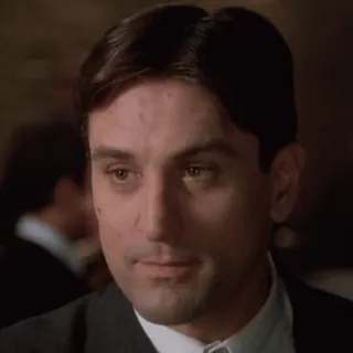 🙂 7f33a400 Robert De Niro actor, portrait, movie, celebrity, man telegram sticker