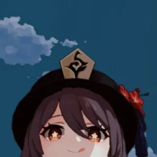 😋 4e1ae04b Hu Tao Genshin Impact 애니메이션, 비디오 게임, 원신, 호두, 캐릭터 telegram sticker