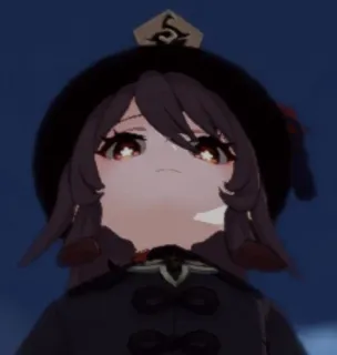 🌚 57bd93b2 Hu Tao Genshin Impact 애니메이션, 비디오 게임, 원신, 호두, 귀여운, Waifu telegram sticker