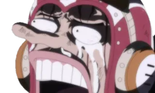 😰 0dc282f6 Usopp One Piece 动漫, 海贼王, 乌索普, 哭泣, 伤心, 情绪, 角色 telegram sticker