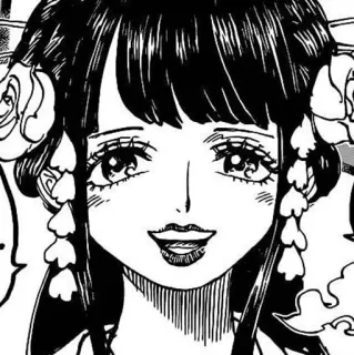 💛 113f33fc Komurasaki One Piece Anime, Manga, Porträt, Charakter, Komurasaki, One Piece telegram sticker