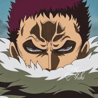 💛 cec78e75 Charlotte Katakuri One Piece Anime, One Piece, Katakuri, Charlotte Katakuri telegram sticker