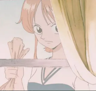 😠 716bbc0d Nami One Piece Anime, One Piece, Nami, Cartoon, Pirat telegram sticker