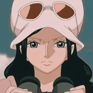 😠 a8cf793b Nico Robin One Piece Nico Robin, One Piece, Anime, Manga, Charakter telegram sticker