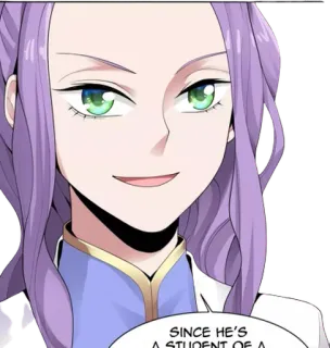 😣 e867f1ae SINCE HE'S A STUDENT OF A Anime, Manga, Personaje, sonriendo, retrato telegram sticker