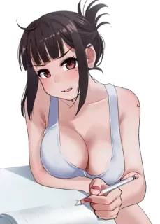 😍 089626dc Anime, Femme, Dessin, Croquis, Manga, Fille telegram sticker