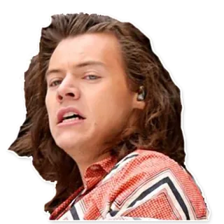 🙅 0d07f4cf Harry Styles 名人, 音乐, 歌手, 哈利·斯泰尔斯, 流行明星 telegram sticker
