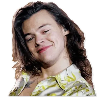 😌 0d111cec Harry Styles 哈里·斯泰尔斯, 歌手, 单向乐队, 名人, 音乐家 telegram sticker