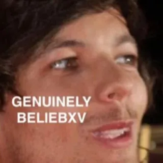 😏 1cf60526 GENUINELY BELIEBXV telegram sticker