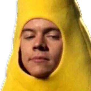 🍌 659f401a 香蕉, 服装, 人, 水果, 黄色, 搞笑, 愚蠢 telegram sticker