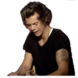 😣 8729ee06 Harry Styles 哈里·斯泰尔斯, 名人, 歌手, 流行, 单向乐队 telegram sticker