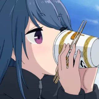 🥡 1f154c46 Anime, Gadis, Mi instan, Makanan, Makan, Mie whatsapp sticker