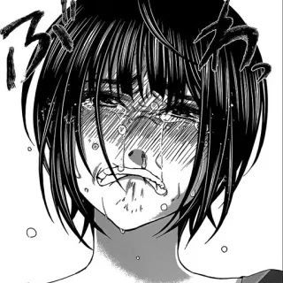 😭 2db5620e pleurer, triste, contrarié, manga, anime, émotionnel telegram sticker