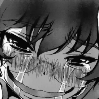 😭 43123df7 animé, pleurer, triste, manga, émotion telegram sticker