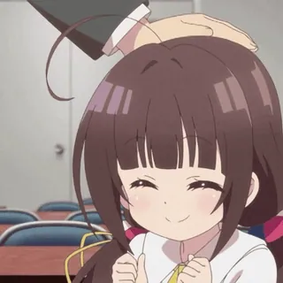 🤗 3d719b8c 动漫, 卡通, 女孩, 可爱, 快乐 telegram sticker