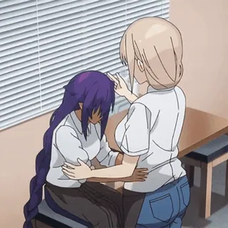 🤗 046f5e82 Anime, Conforto, Amicizia, Supporto, Cura, Ragazza anime telegram sticker