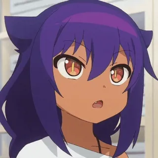 👍 ba048bcf Anime, Cartone animato, Illustrazione, Personaggio, Ritratto, Manga, Ragazza telegram sticker