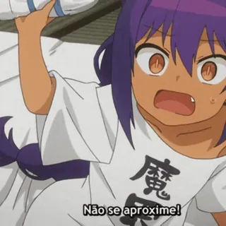 😩 cf3630de Não se aproxime! Anime, Ragazza, Maglietta, Manga telegram sticker