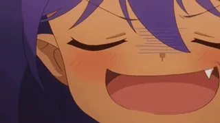 🥱 e3199d64 anime, ragazza, cartone animato, sorridente, allegra, ridente telegram sticker