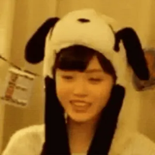 🐼 047c2dc9 binatang, topi, imut, tersenyum, domba, muda whatsapp sticker