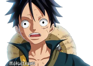 😳 74286d1b Monkey D. Luffy One Piece 动漫, 海贼王, 路飞, 海盗, 贴纸, 蒙奇·D·路飞, 草帽 telegram sticker