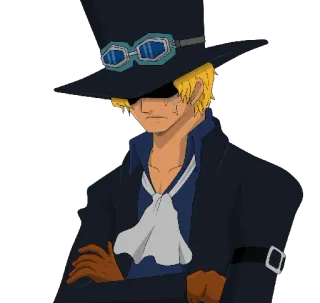 😌 f6e35f70 Sabo One Piece 动漫, 海贼王, 萨博, 角色, 漫画, 海盗 telegram sticker
