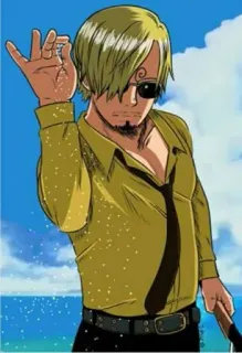 😎 c45ff32c Sanji One Piece Anime, Charakter, Sanji, One Piece, Salt Bae, Kochen telegram sticker