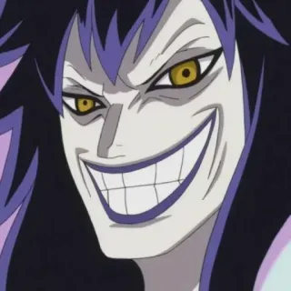 😈 e46474f7 Kanjuro Kurozumi One Piece Anime, One Piece, Kanjuro, Bösewicht, Männlicher Charakter, Lächelnd telegram sticker