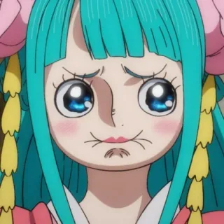 😭 0b8e4f74 Komurasaki One Piece Anime, Cartoon, Komurasaki, One Piece, lustig, süß, Gesicht whatsapp sticker