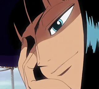 😏 6d9e9e25 Nico Robin One Piece nico robin, one piece, anime, personage, manga, zelfgenoegzaam telegram sticker