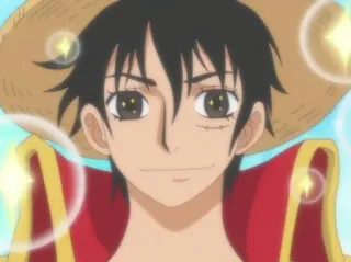 🥰 c658cfb7 Monkey D. Luffy One Piece Anime, Manga, One Piece, Luffy, Strohoed, Cartoon telegram sticker